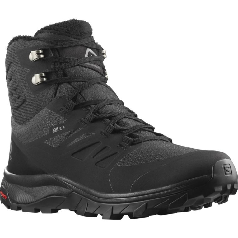 Black Salomon Outblast Thinsulate Climasalomon Waterproof Women's Winter Boots | PH 23479X